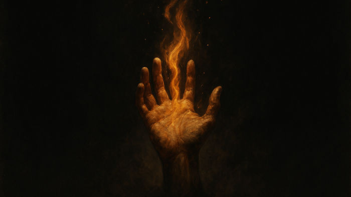 Dark ember gradient background